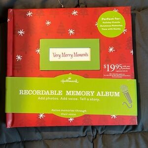 Hallmark recordable memory album